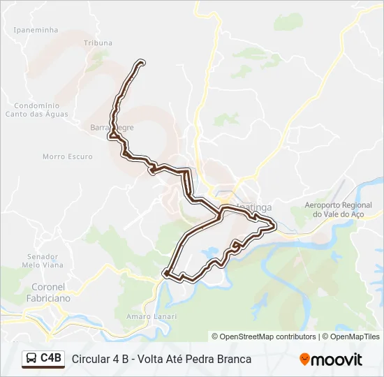 C4B Bus Line Map