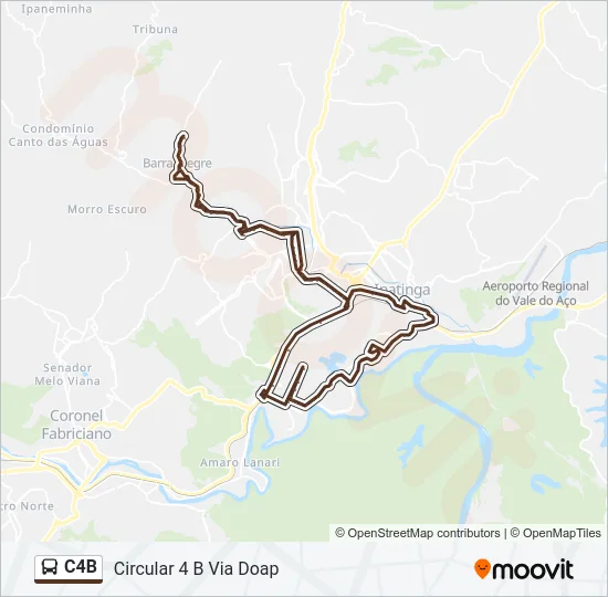 C4B Bus Line Map