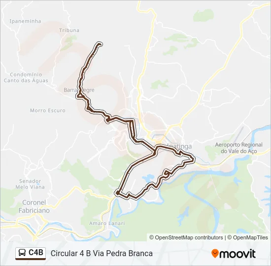 C4B Bus Line Map