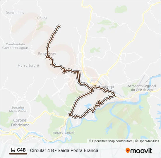 C4B Bus Line Map