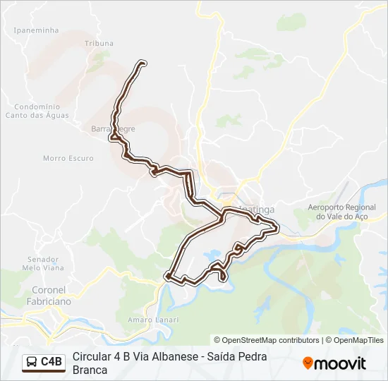 Mapa de C4B de autobús