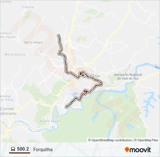 500.2 Bus Line Map