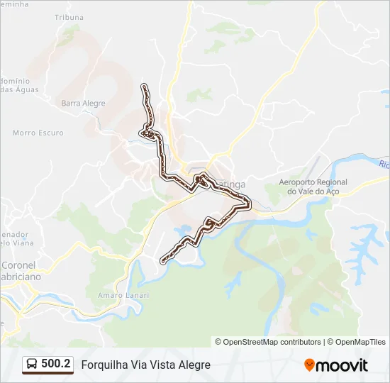 500.2 Bus Line Map