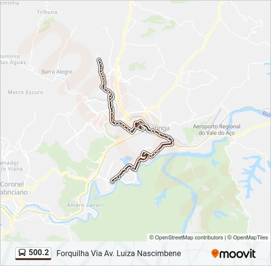 500.2 Bus Line Map