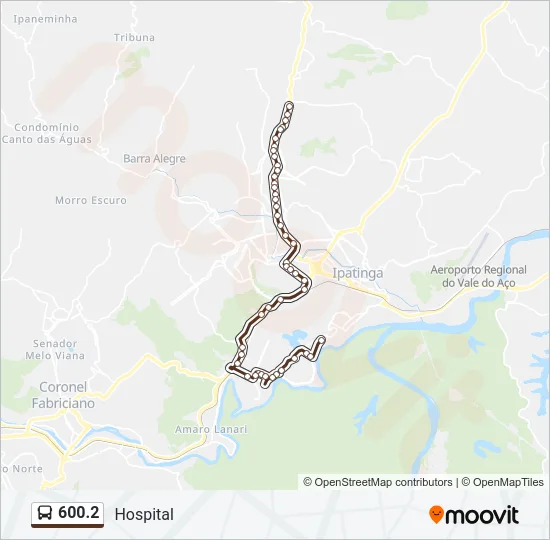 600.2 Bus Line Map