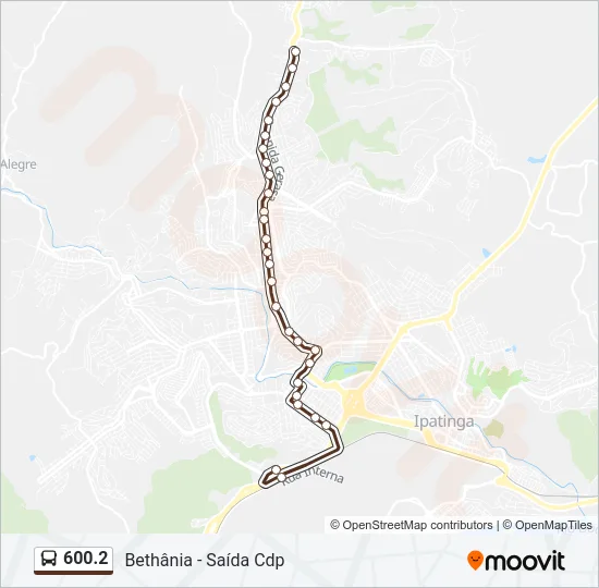600.2 Bus Line Map