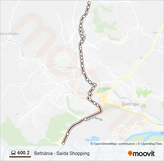 600.2 Bus Line Map