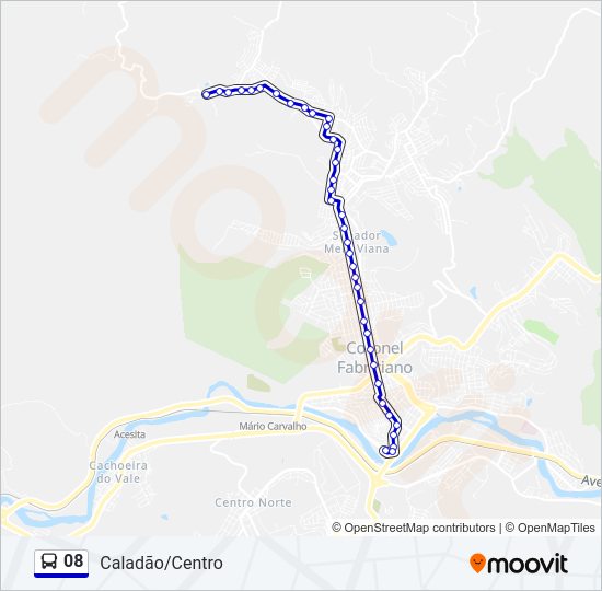 08 Bus Line Map