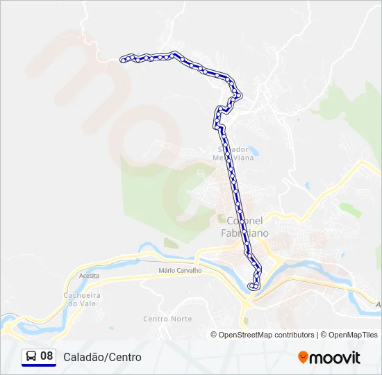 08 Bus Line Map