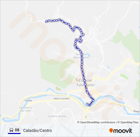 08 Bus Line Map