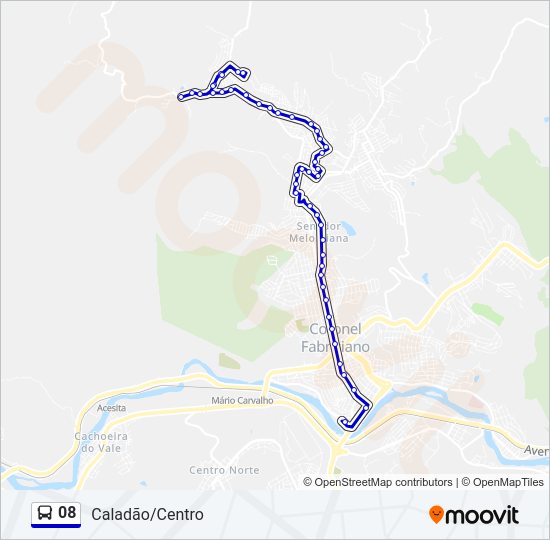 08 Bus Line Map