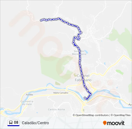 08 Bus Line Map