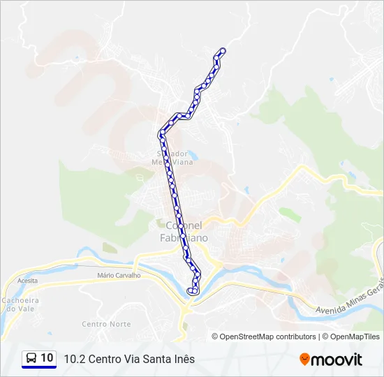 10 Bus Line Map