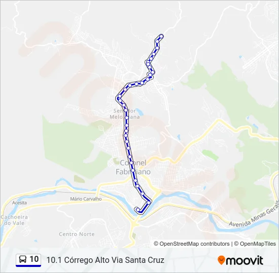 10 Bus Line Map