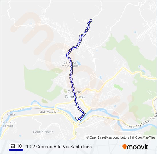 10 Bus Line Map
