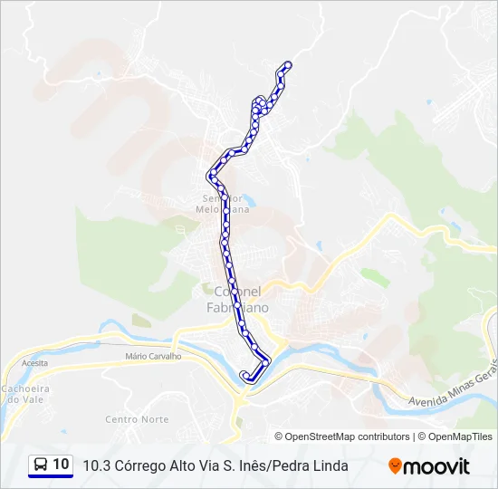 10 Bus Line Map