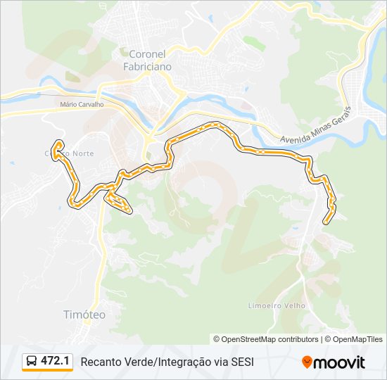 472.1 Bus Line Map