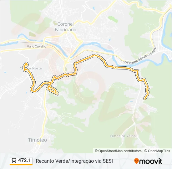 472.1 Bus Line Map
