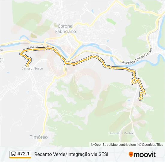 472.1 Bus Line Map