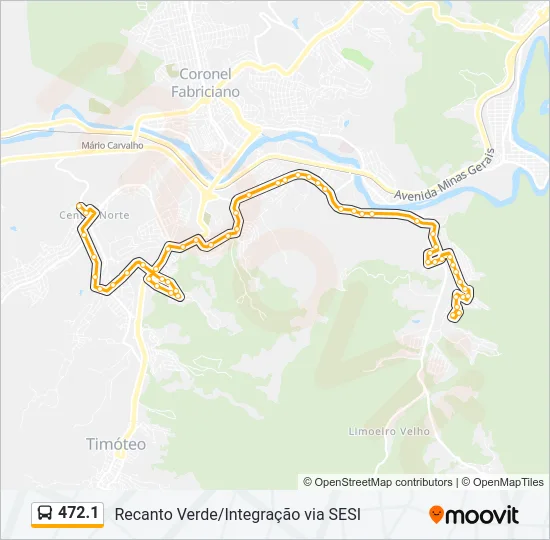 472.1 Bus Line Map