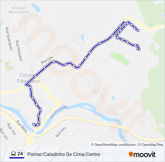 24 Bus Line Map