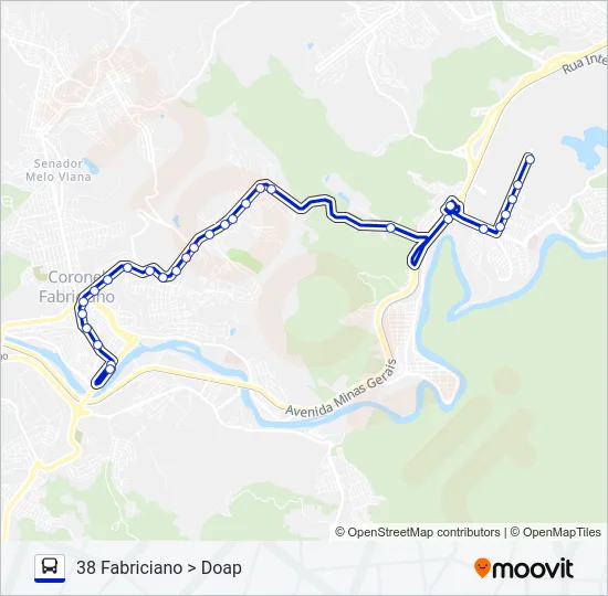 UNIVALE 3179 Bus Line Map