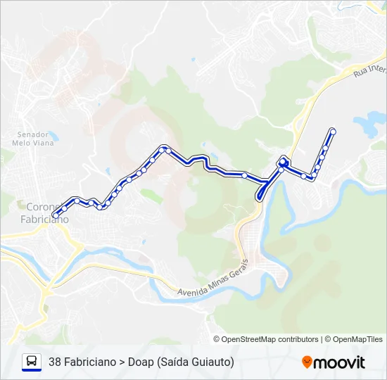 UNIVALE 3179 Bus Line Map