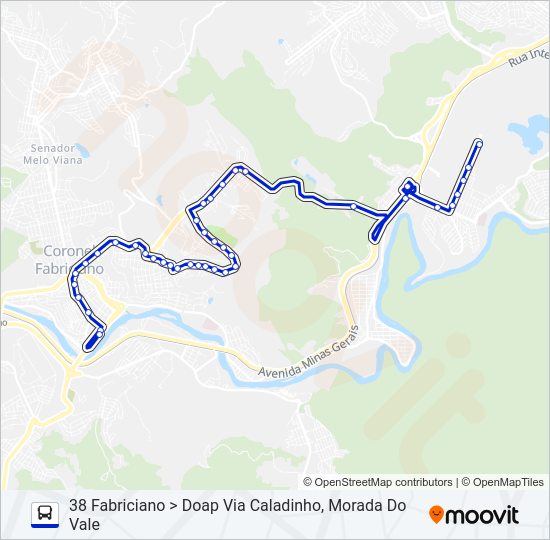 UNIVALE 3179 Bus Line Map