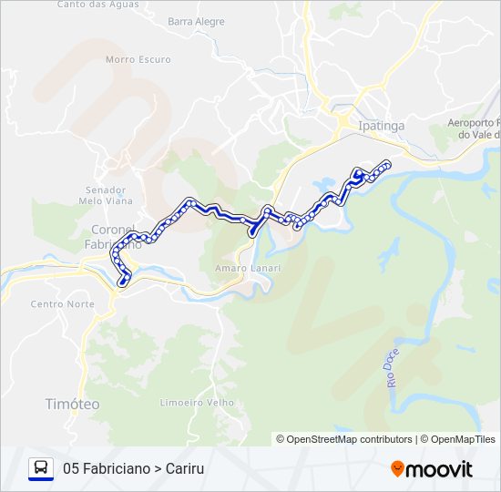UNIVALE 3179 Bus Line Map