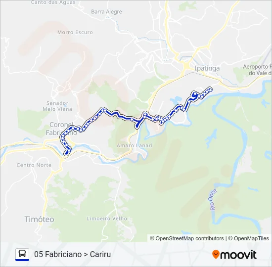 UNIVALE 3179 Bus Line Map