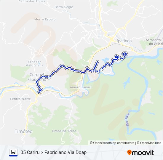 UNIVALE 3179 Bus Line Map