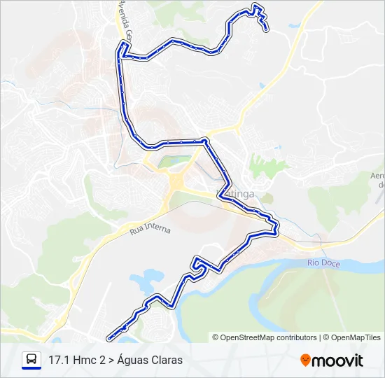 UNIVALE 3021A Bus Line Map