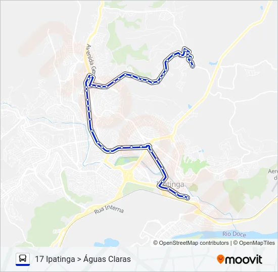 UNIVALE 3021A Bus Line Map