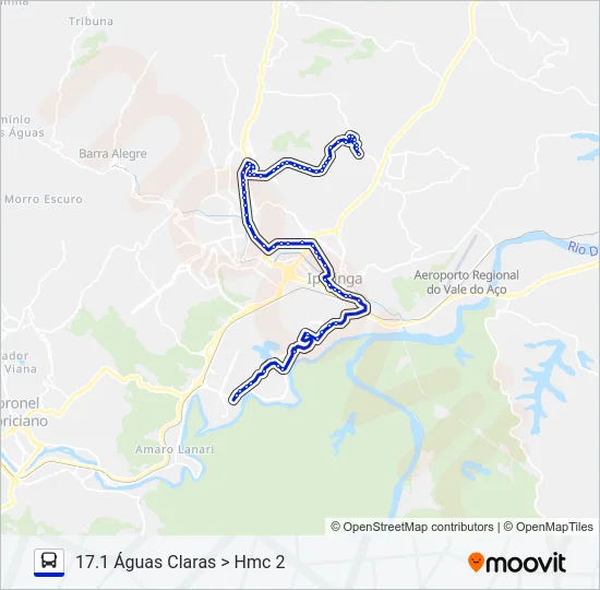 UNIVALE 3021A Bus Line Map