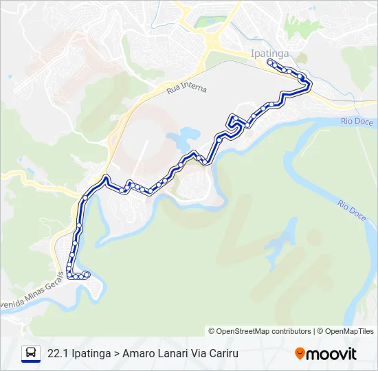 UNIVALE 3179B Bus Line Map