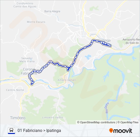 UNIVALE 3182E bus Line Map