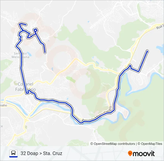 UNIVALE 3182F Bus Line Map