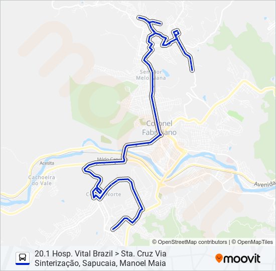 UNIVALE 3182G bus Line Map