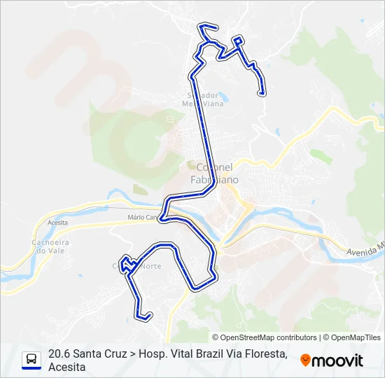 UNIVALE 3182G Bus Line Map