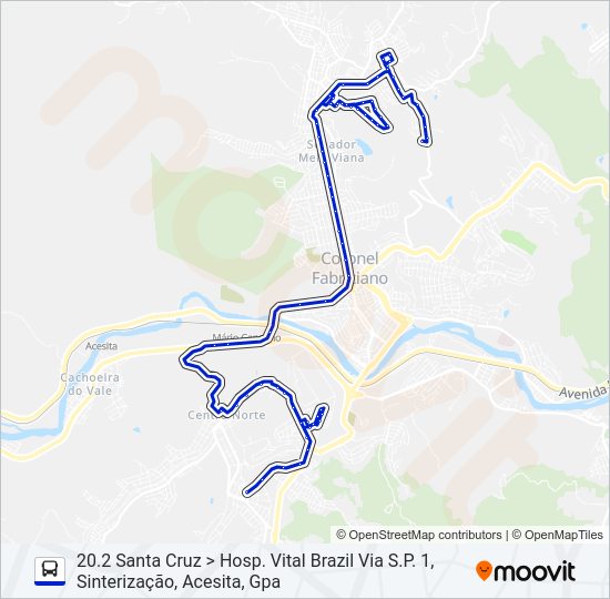 UNIVALE 3182G Bus Line Map