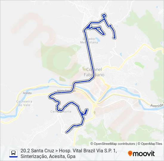 UNIVALE 3182G Bus Line Map