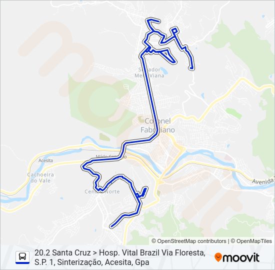 UNIVALE 3182G Bus Line Map