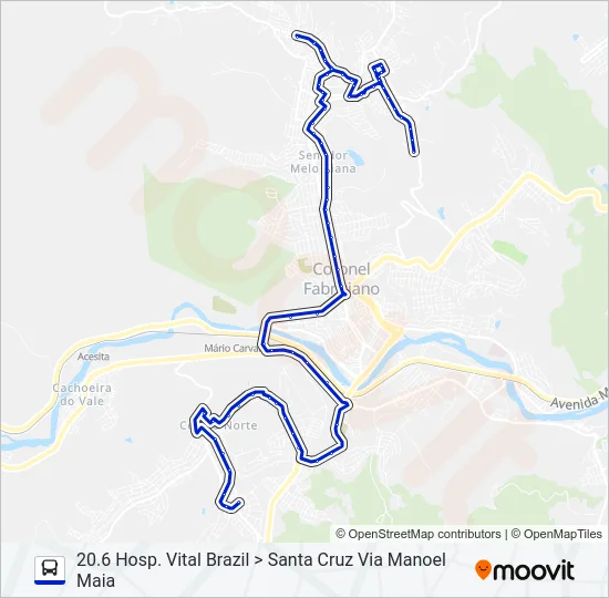 UNIVALE 3182G Bus Line Map
