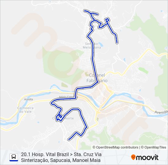 UNIVALE 3182G Bus Line Map