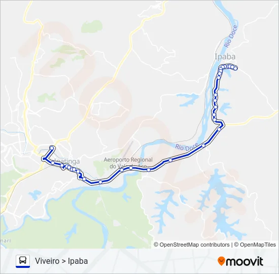 UNIVALE 3183A Bus Line Map