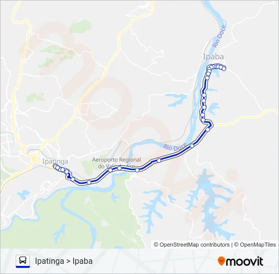 UNIVALE 3183A Bus Line Map