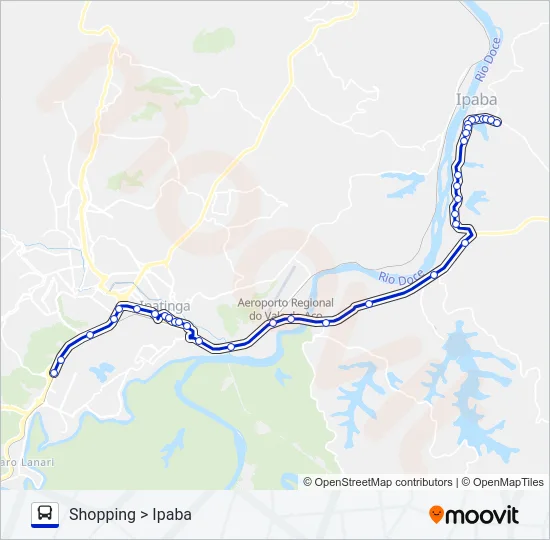 UNIVALE 3183A Bus Line Map