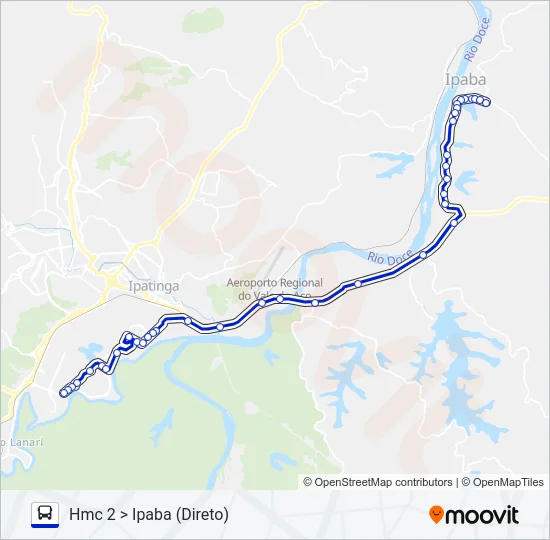 UNIVALE 3183A Bus Line Map