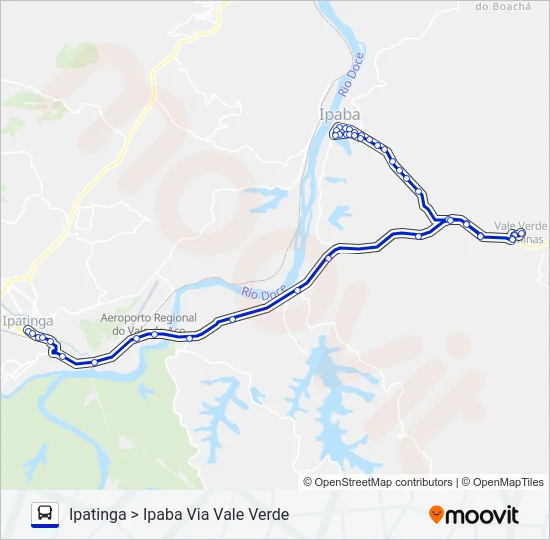 UNIVALE 3183A Bus Line Map