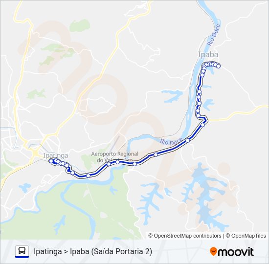 UNIVALE 3183A Bus Line Map